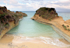Go for a romantic swim in Canal d' Amour 