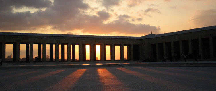Sunset at Anit Kabir, Ankara