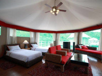Spacious tented villas on Cambodia's Tatai river