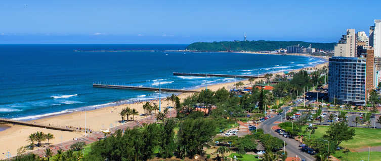 Beachfront scene, Durban