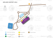 Adelaide Airport map