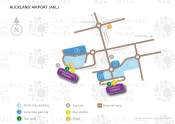 Auckland International Airport map