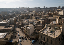 Baku in Azerbaijan was a place that made a strong impression on Andrew