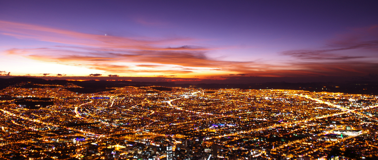 Bogotá all aglow