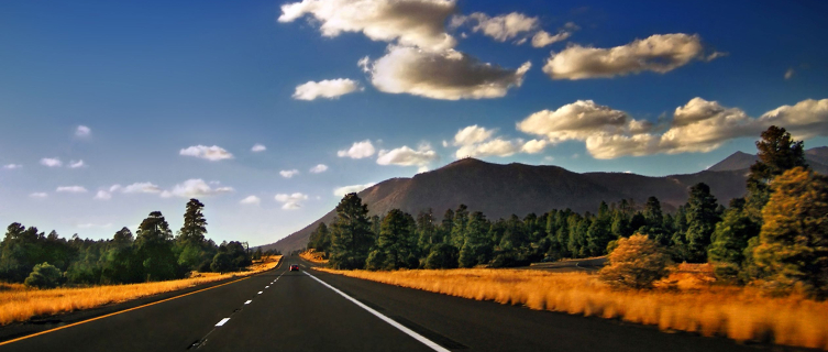 Breathtaking scenery abounds on the approach to Flagstaff