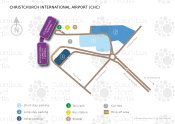 Christchurch International Airport map