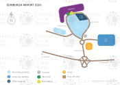 Edinburgh Airport map