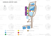 Hamburg Airport map