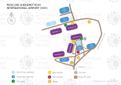 Moscow Sheremetyevo International Airport map