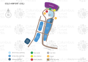 Oslo Airport map
