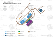 Piedmont Triad International Airport map