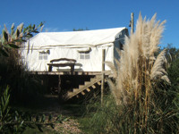 Stay under canvas on rugged coastal terrain