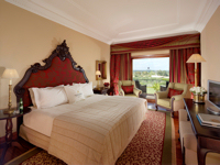Rooms vary from the modern to the more traditional