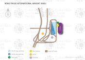 Reno-Tahoe International Airport map