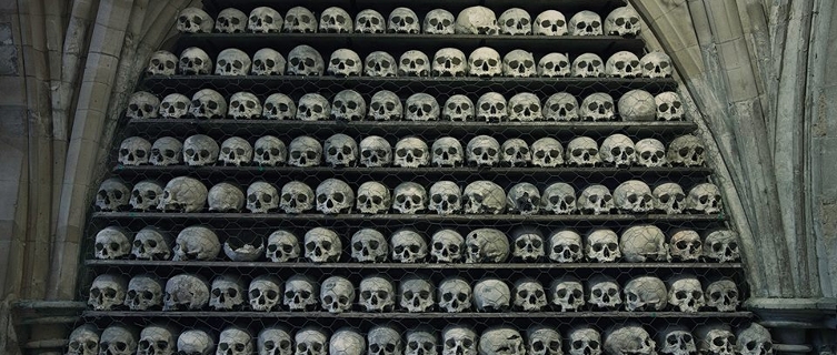 St Leonard’s Church is one of only two ossuaries in the UK