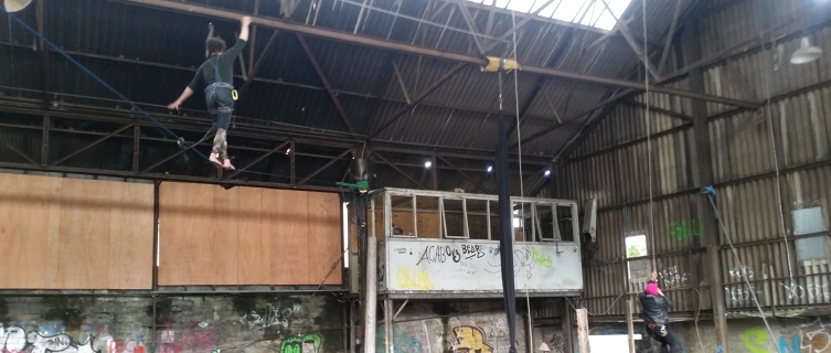 The anarchist squat is now hosting open days 