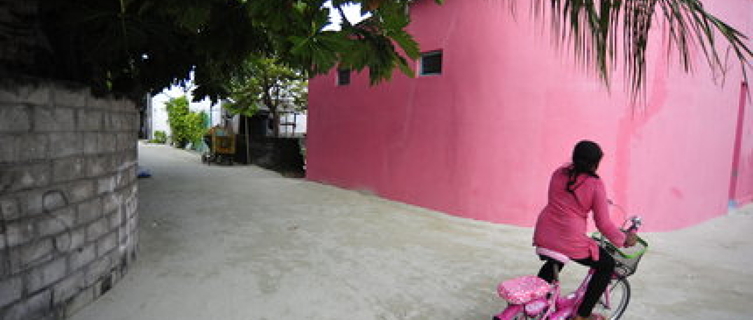 Thinadoo is a busy, happy island