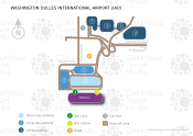 Washington Dulles International Airport map
