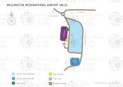 Wellington International Airport map