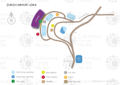 Zurich Airport map