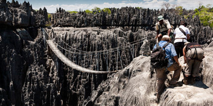 Dramatic limestone needles in Madagascar