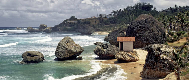 Bathsheba's strange rock formations, Barbados