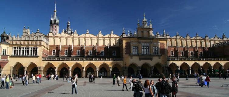 Main Market Sqaure in Krakow, Poland