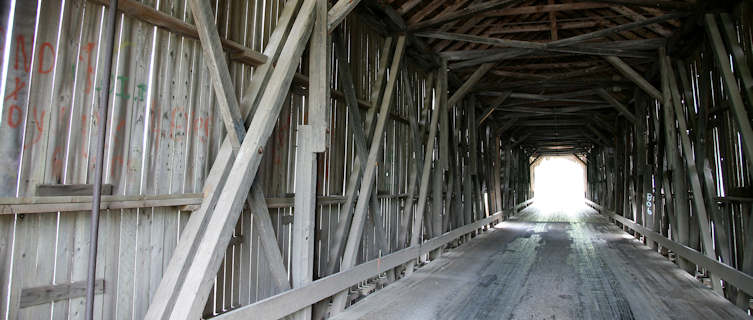 New Brunswick has many historic covered bridges
