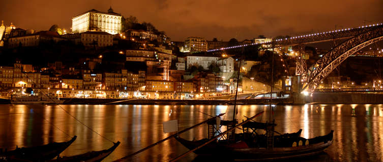 Porto at night