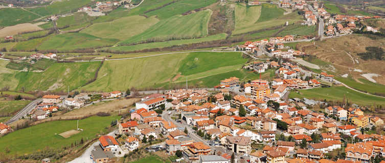 San Marino from above