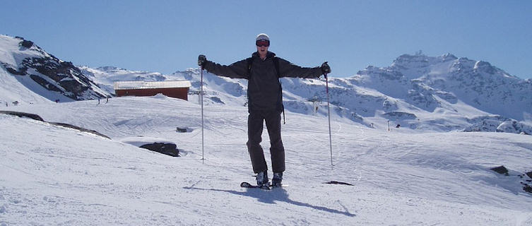 Skier, La Tania