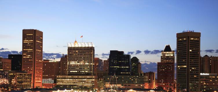 The Inner Harbor of Baltimore, Maryland