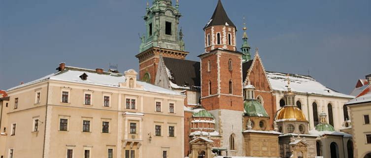 Wawel cathedral in Krakow, Poland