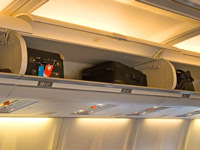 There are restrictions on hand luggage size