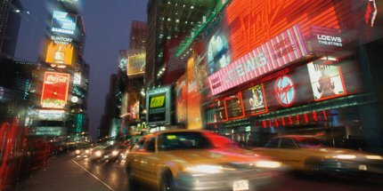 New York buzzes night and day