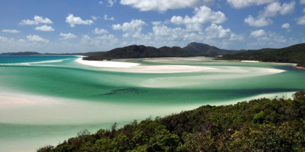 Whitehaven Beach offers blinding white sands